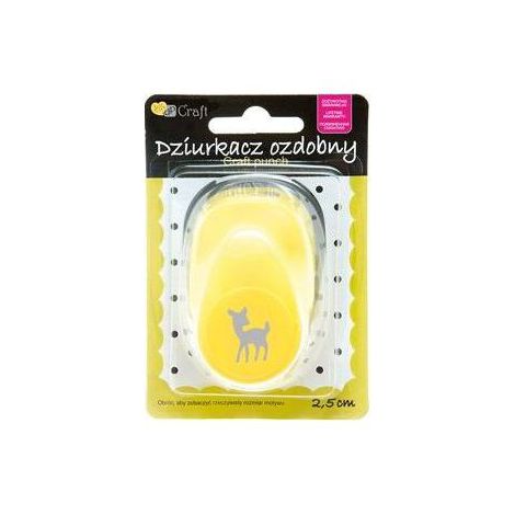 Dziurkacz ozdobny dpCraft 2,5cm Jelonek